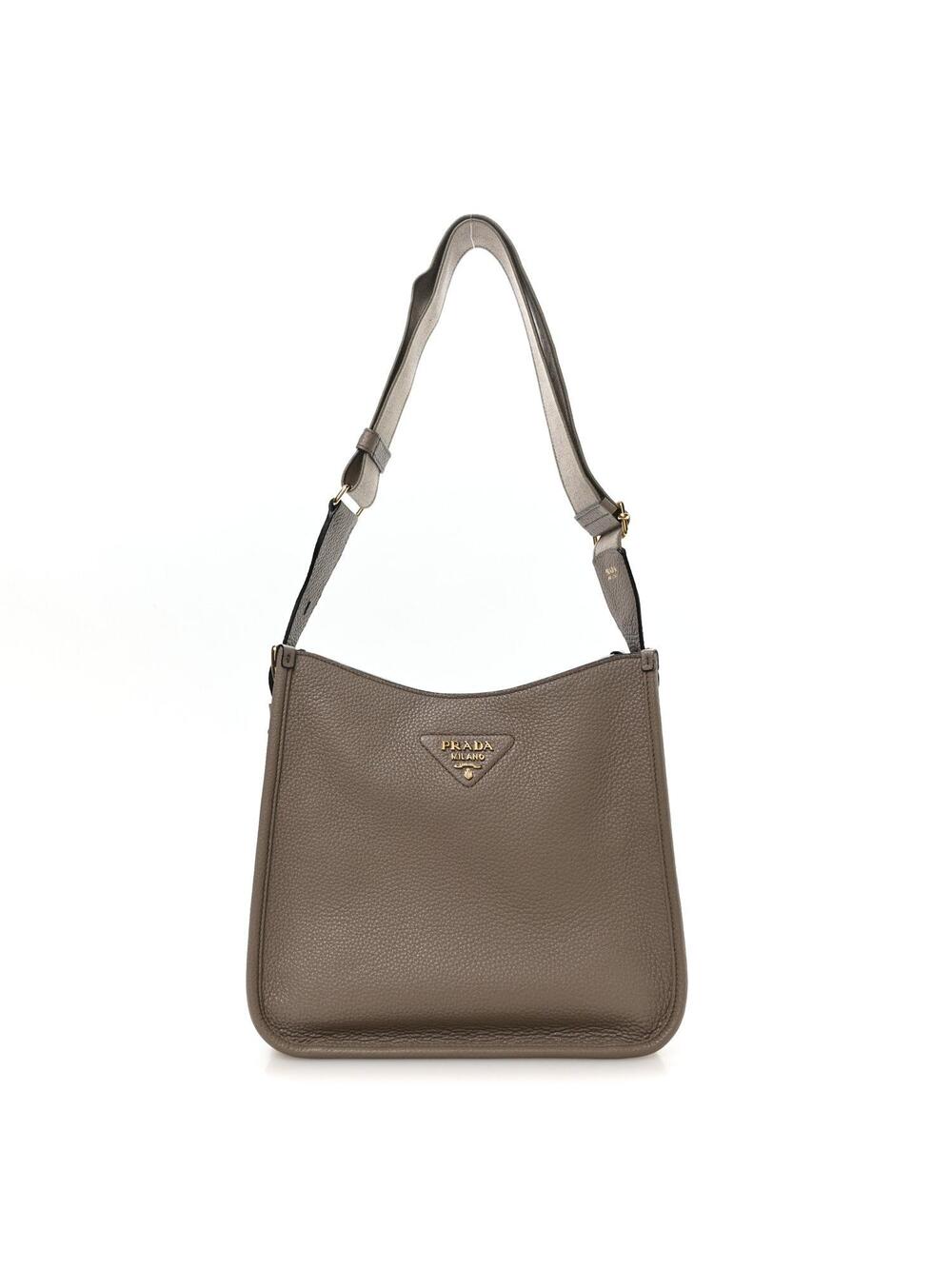 Prada Vitello Daino Hobo Messenger Bag #343792P12B